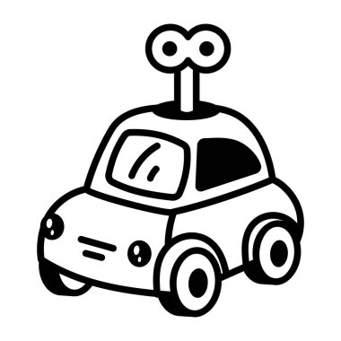 Bir raketi temsil eden karalama biçimi simgesi