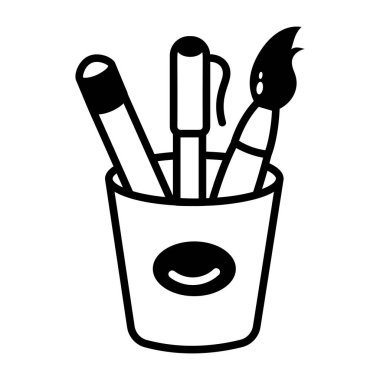 Bir raketi temsil eden karalama biçimi simgesi