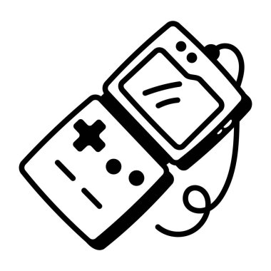 Bir raketi temsil eden karalama biçimi simgesi