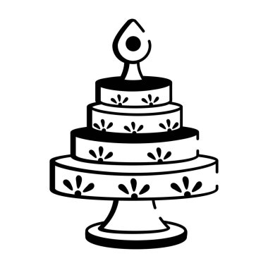 Boynuz gösteren yarım yamalak bir simge