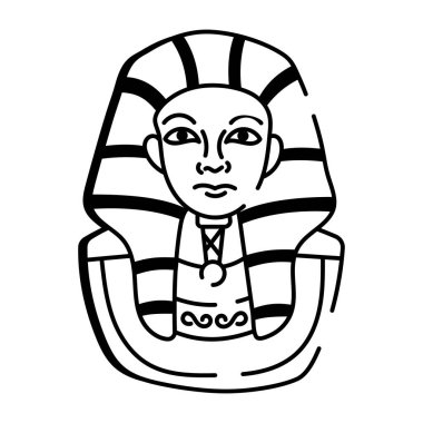 Boynuz gösteren yarım yamalak bir simge