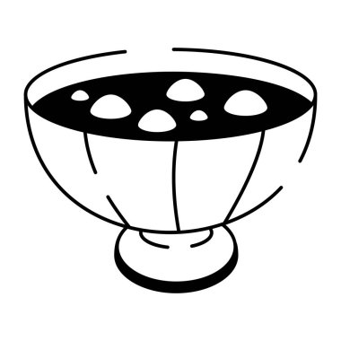 Teklif kasesini gösteren yarım yamalak bir simge