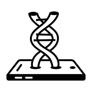 Laboratuvar doktorunu gösteren karalama tarzı bir simge