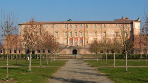 Modena Sassuolo Ducal Palace Park Emilia Romagna Italy High Quality — Stock Video