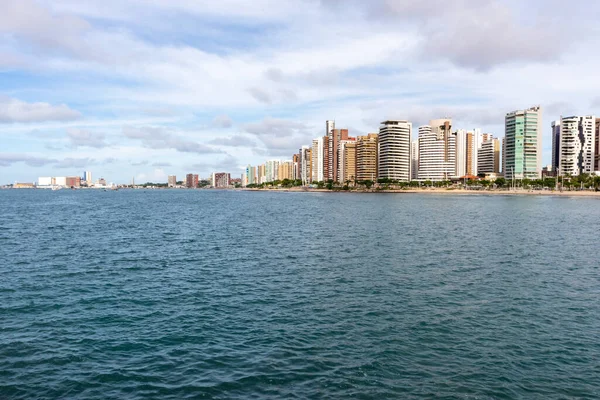 Vista Desde Paseo Marítimo Ciudad Fortaleza Estado Ceara Noreste Brasil —  Fotos de Stock