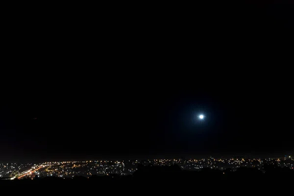 Night View Brasilia Capital Brazil Skyscape Nature — Stock Photo, Image