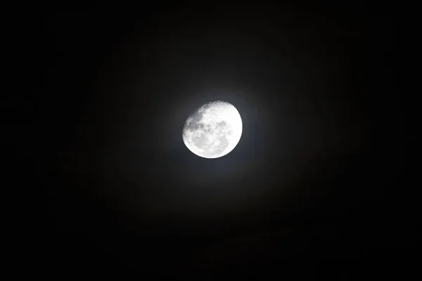 Halo Crescent Moon Astronomy Nature — Stock Photo, Image