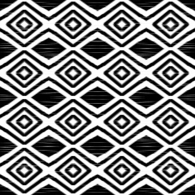 Kusursuz geleneksel arkaplan tasarımı, etnik model tasarımı, arkaplan veya duvar kağıdı için ikat deseni. Tekstil, duvar kağıdı, halı, yastık, yorgan, giysi, ambalaj, Batik