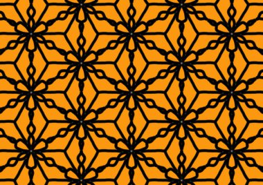 Etnik şablon tasarımı, kusursuz geleneksel arka plan tasarımı, Altın ve siyah, geometrik, yerli, kabile, yerel desen