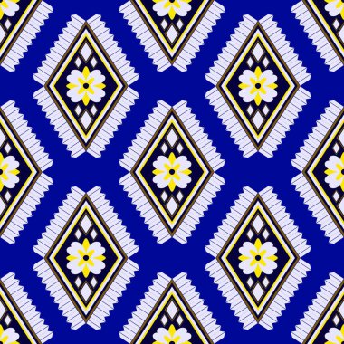 Kusursuz geleneksel arka plan tasarımı. Yerli desen, kabile deseni, grafik desen, halı, yastık, yorgan, giysi, ambalaj, Batik