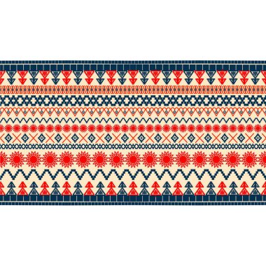 Kusursuz geleneksel arkaplan tasarımı, etnik model tasarımı, arkaplan veya duvar kağıdı için ikat deseni. tekstil, duvar kağıdı, halı