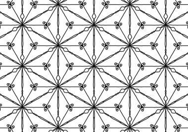 Karmaşık Siyah ve Beyaz Tasarım, Soyut Mandala Sanatı, Simetrik Çiçek Motifi, Ayrıntılı Çizgi Sanatı, Siyah ve Beyaz Çiçek Simetrisi, Süslü Çiçek Şebekesi Tasarımı