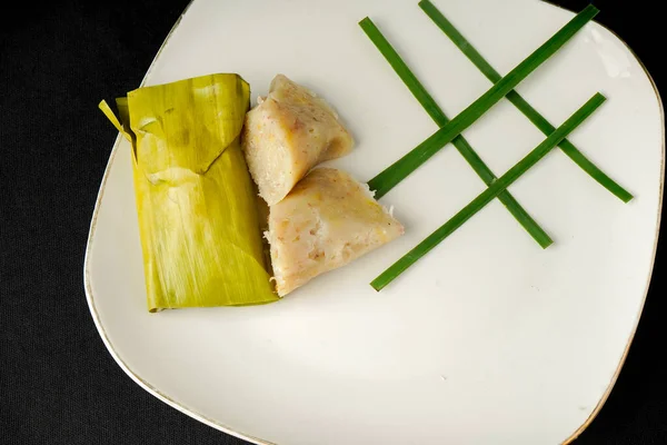 Jednym Tradycyjnych Przekąsek Makassar Indonezja Jedzenie Jest Często Nazywane Sumpi — Zdjęcie stockowe