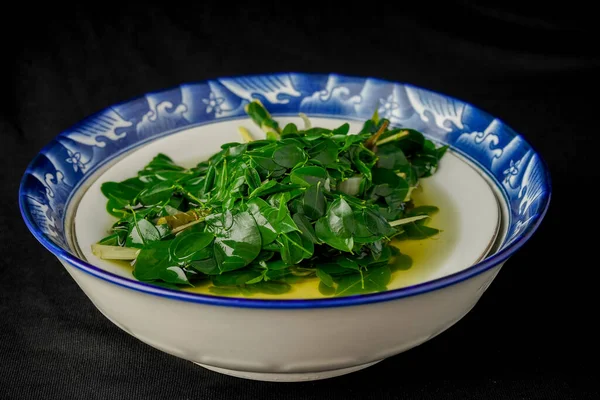 Moringa Blätterklare Suppe Sehr Gut Für Die Gesundheit Und Sicher — Stockfoto