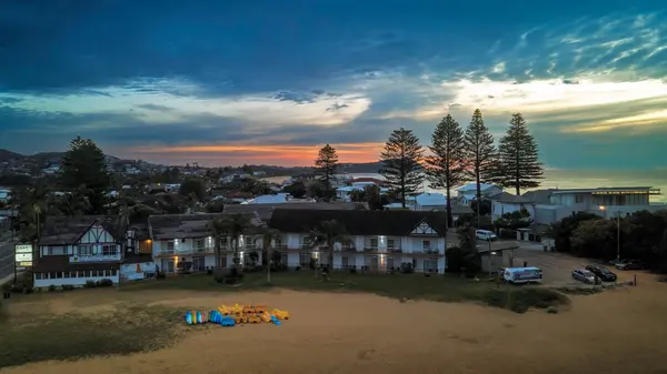 The Clan Motel Terrigal Beach from a Drone View