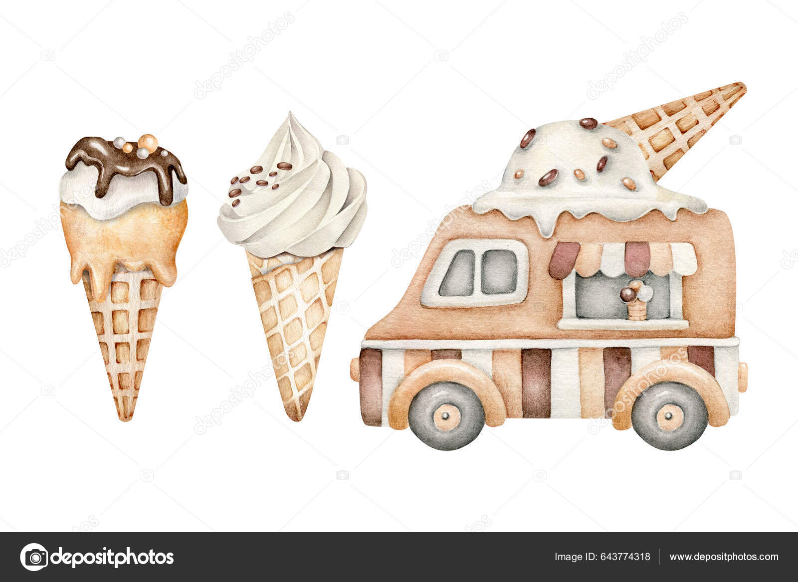 Рисунки мороженого