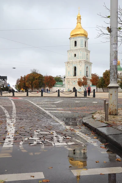 Campanario Catedral Santa Sofía Kiev Ucrania — Foto de Stock