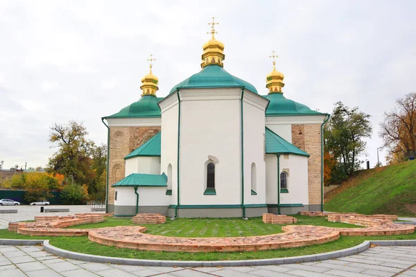 Kerk Van Verlosser Berestov Xvii Eeuw Kiev Oekraïne — Stockfoto