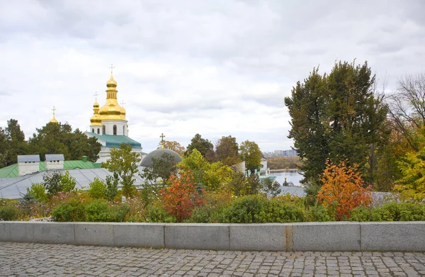 Kyjev Pechersk Lavra Podzimním Dni Kyjevě Ukrajina — Stock fotografie