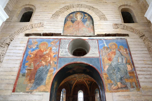 Wnętrze Kościoła Zbawiciela Berestovie Xvii Wieku Kijowie Ukraina — Zdjęcie stockowe