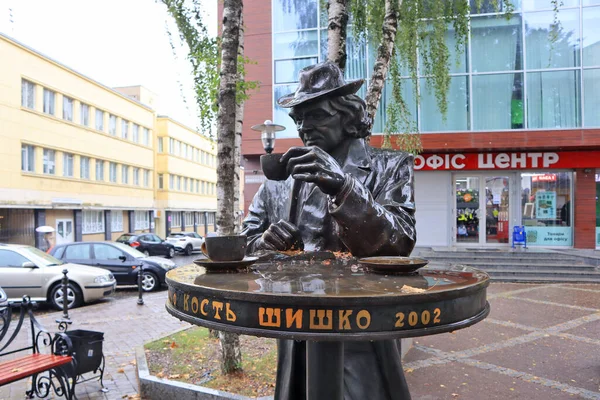 Monumento Kostya Shishko Lutsk Ucraina — Foto Stock