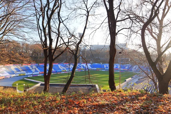 Stadiont Anatolij Lobanovszkijról Nevezték Kijevben Ukrajnában — Stock Fotó