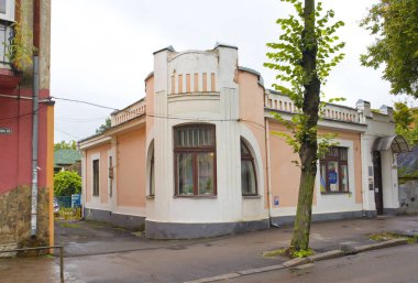 Rivne, Ukrayna şehir merkezindeki tarihi eski bina