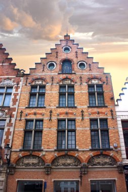 Medieval streets of downtown of Brugge, Belgium