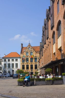  Medieval streets of downtown of Brugge, Belgium
