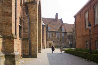 Old St. John's Hospital in Old Town in Brugge, Belgium