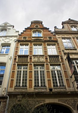 Beautiful typical architecture of Old Town in Brussels, Belgium