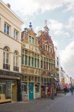 Old buidings in the historical center of Ghent, Belgium