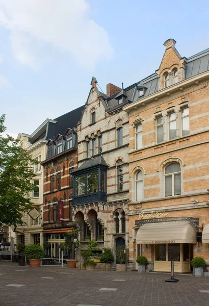 Edificios Antiguos Centro Histórico Gante Bélgica — Foto de Stock