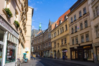 Halle, Almanya 'daki Eski Şehrin Mimarisi