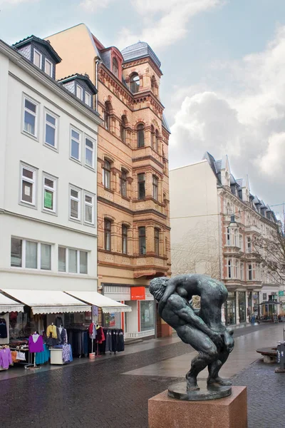 Αρχιτεκτονική Της Παλιάς Πόλης Στο Halle Γερμανία — Φωτογραφία Αρχείου