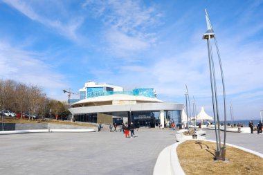 Odessa, Ukrayna 'da deniz kıyısındaki yunus yuvası NEMO