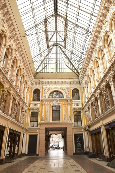 Interior Atrium Passage Old Covered Mall Architectural Monument Odessa Ukraine — Stock Photo, Image
