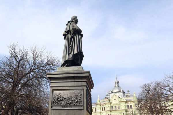 Monument to Prince Vorontsov in Odessa, Ukraine