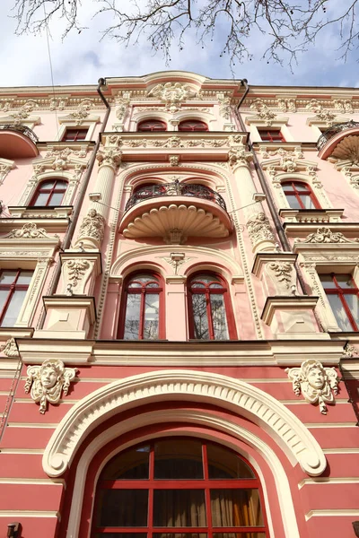 Bogata Dekoracja Starego Hotelu Bristol Odessie Ukraina — Zdjęcie stockowe