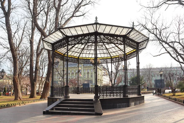 Odessa Ukraine Mars 2023 Gazebo Dans Parc Ville Odessa Ukraine — Photo
