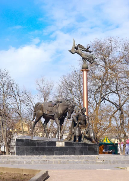 Monument Över Ataman Anton Golovaty Odessa Ukraina — Stockfoto