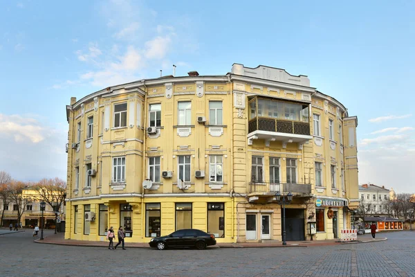 Винтажный Дом Центре Одессы Украина — стоковое фото