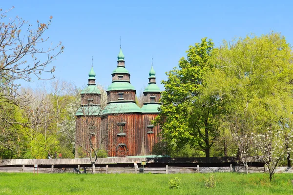 Church Holy Great Martyr Paraskeva Pyatnitskaya Church Skansen Pirogovo Spring — Stock Photo, Image