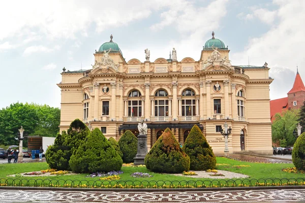 Teatru Juliusza Słowackiego Krakowie Polska — Zdjęcie stockowe