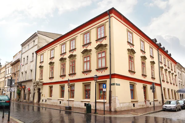 Casa Histórica Vintage Cracovia Polonia — Foto de Stock