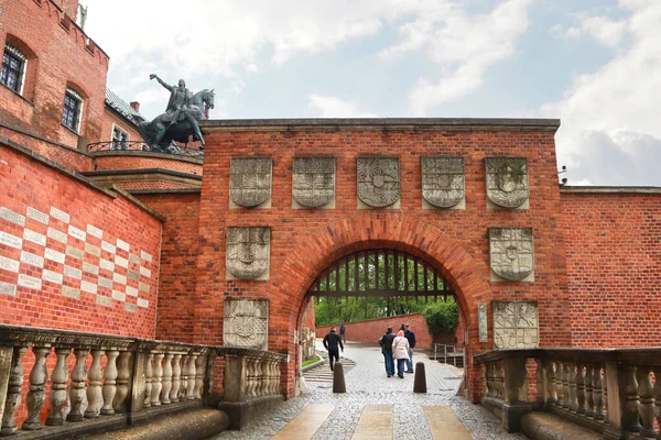 Stock image Entrance gate to Wawel Castle in Krakow, Poland