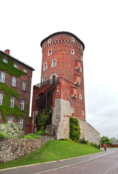 Сандерская Башня Вавельском Замке Польше — стоковое фото