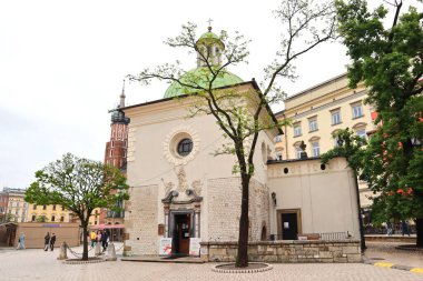 Krakow, Polonya 'daki St. Wojciech Kilisesi