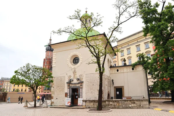 Eglise Saint Wojciech Cracovie Pologne — Photo