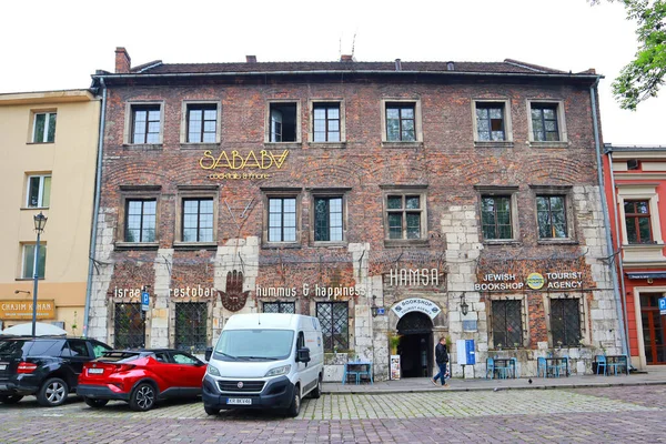Kazimierz Ancien Quartier Juif Cracovie Pologne — Photo
